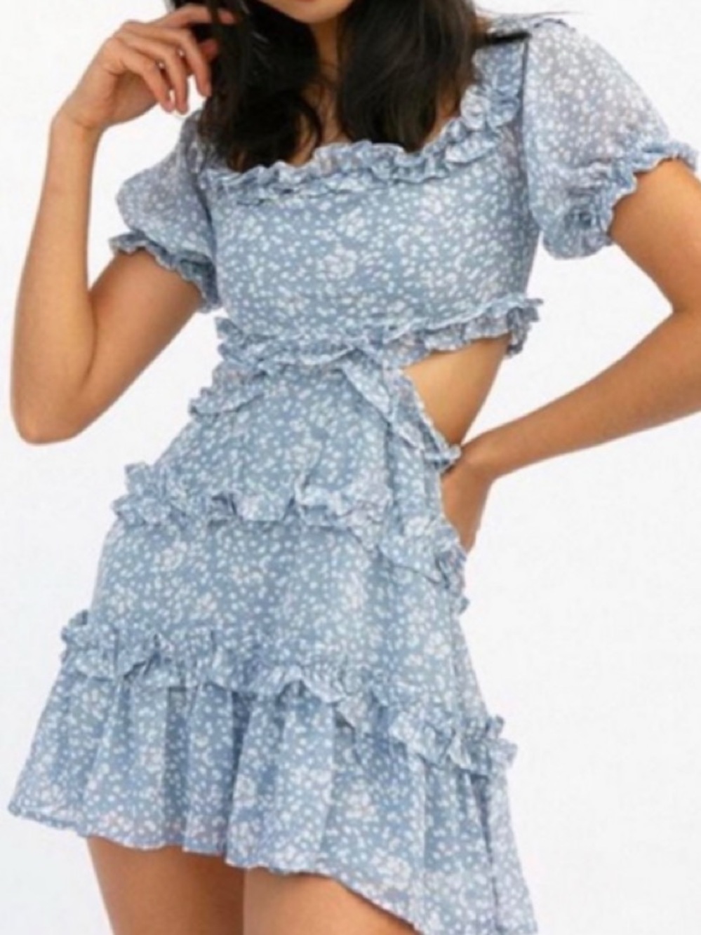 Sabo Skirt Ruffle Mini Dress